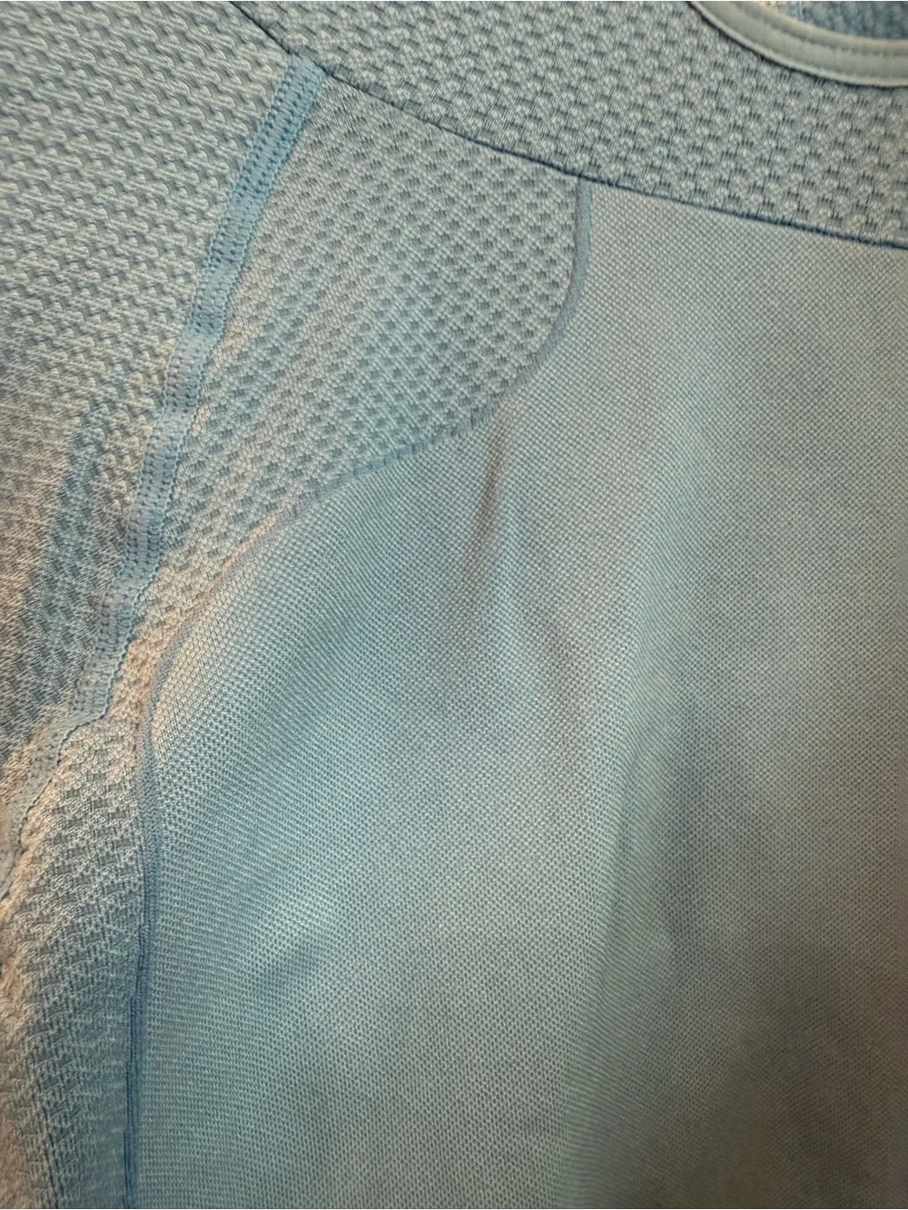 Nike Light Blue Seemless Top